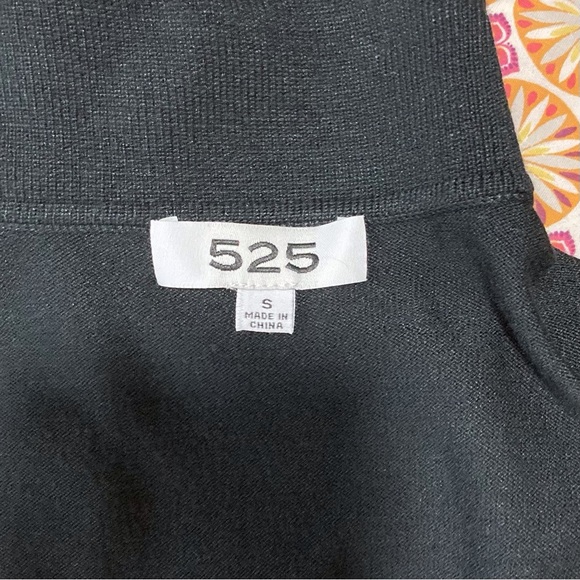 525 America Black Sweater Dress | Long Sleeve | Button Up Collar - Picture 9 of 14